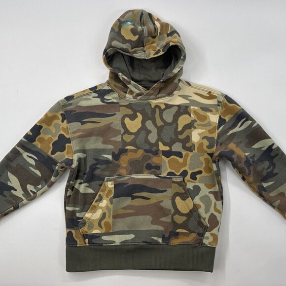 Free Assembly Other - Hooded Camo Sweatshirt Hoodie Youth Boys Small 8 Pockets Outdoor Hunting Casual